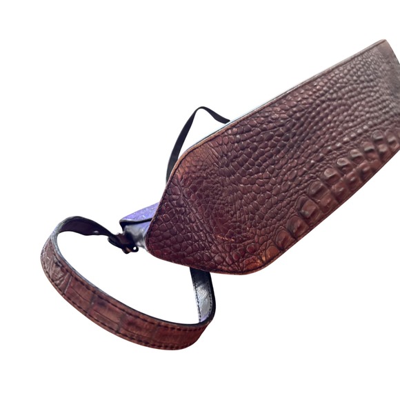 Vintage Brahmin Daria Crossbody Baguette Y2K preloved ‎ 10x6x3.5" no hang tag - Picture 12 of 15